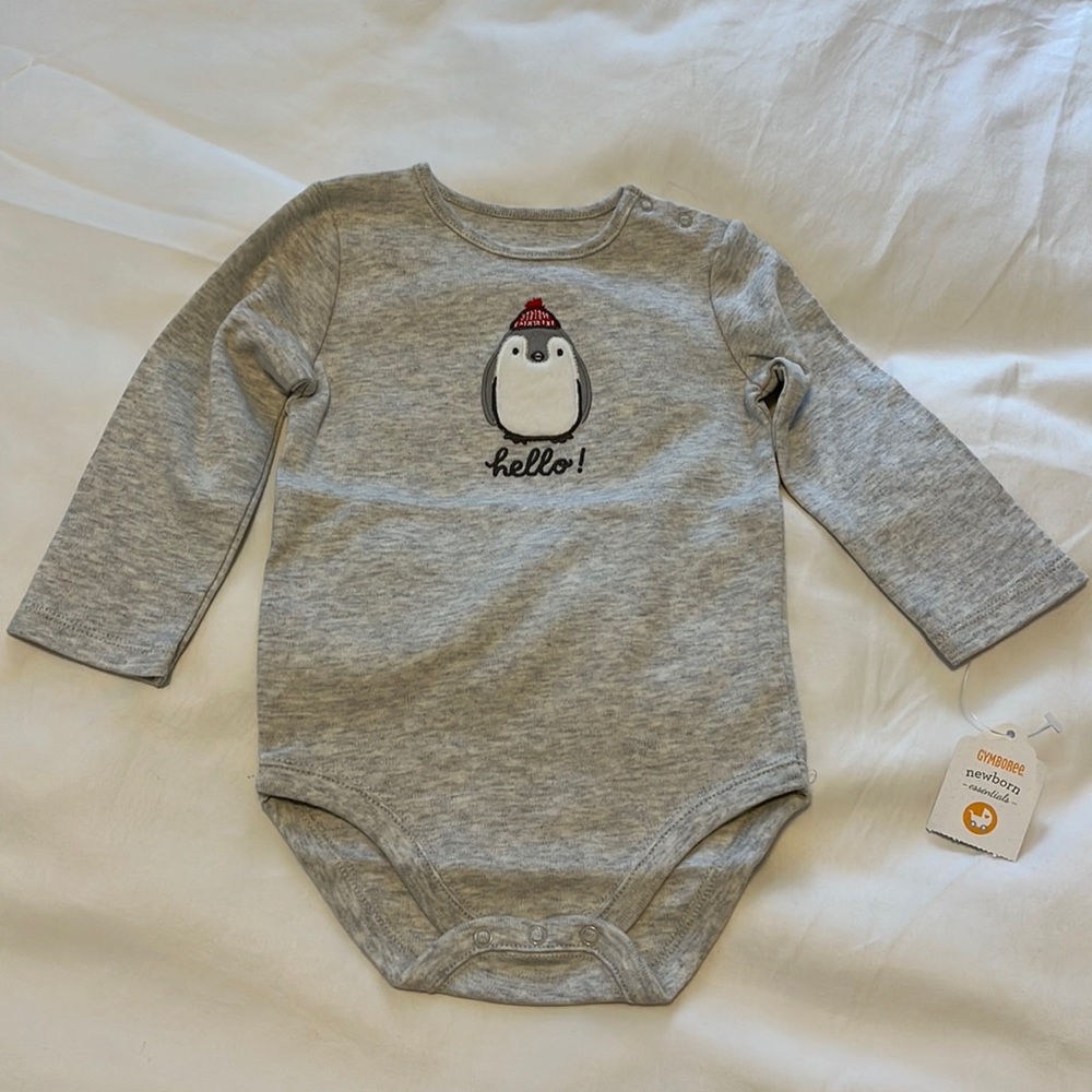 Gymboree penguin onesie